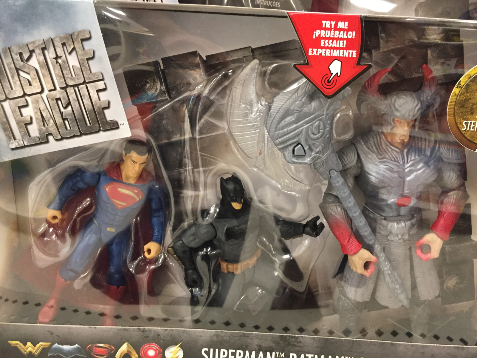 NEW & Superman Batman DC Justice League Battle In a Box 3Pk Steppenwolf 