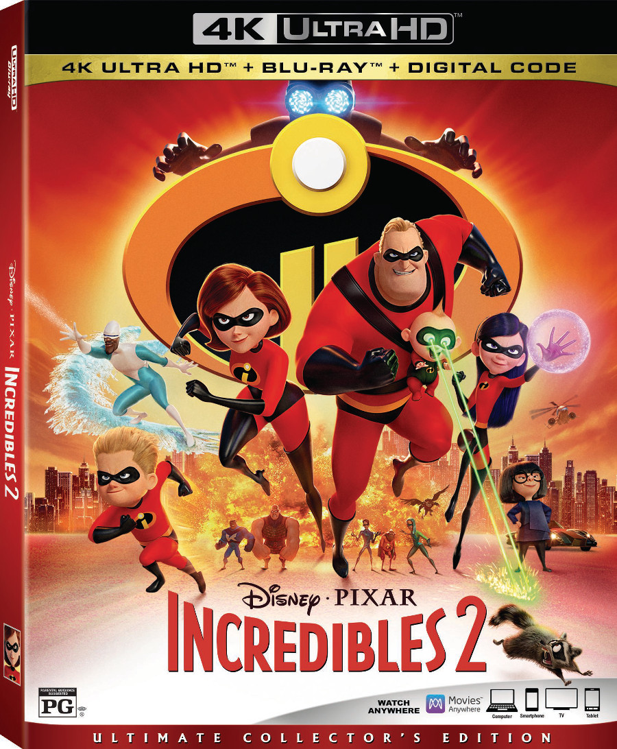 The Incredibles 2 Blu-Ray 