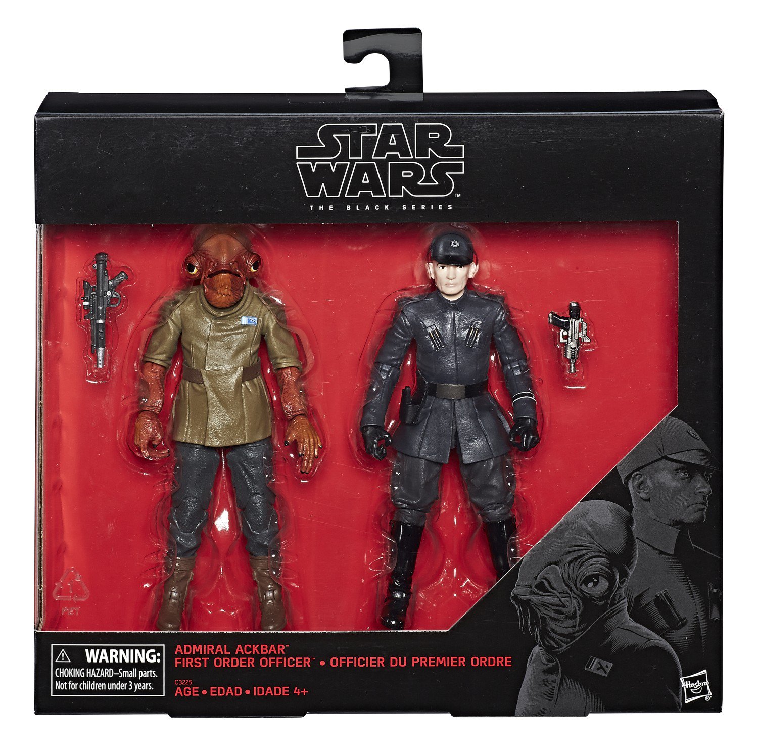 StarWarsTheBlackSeries6InchAdmiralAckbarandFirstOrderOfficerFigure2Pack