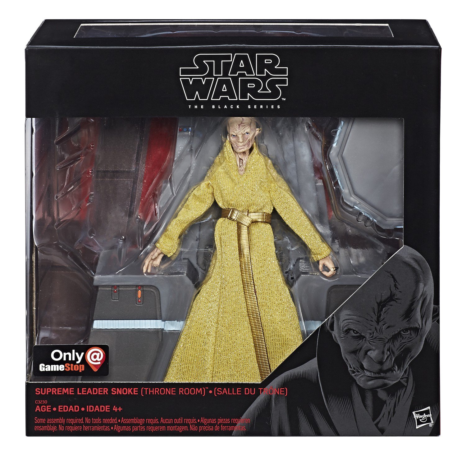 StarWarsTheBlackSeries6InchSupremeLeaderSnokeFigureandThroneinpkg