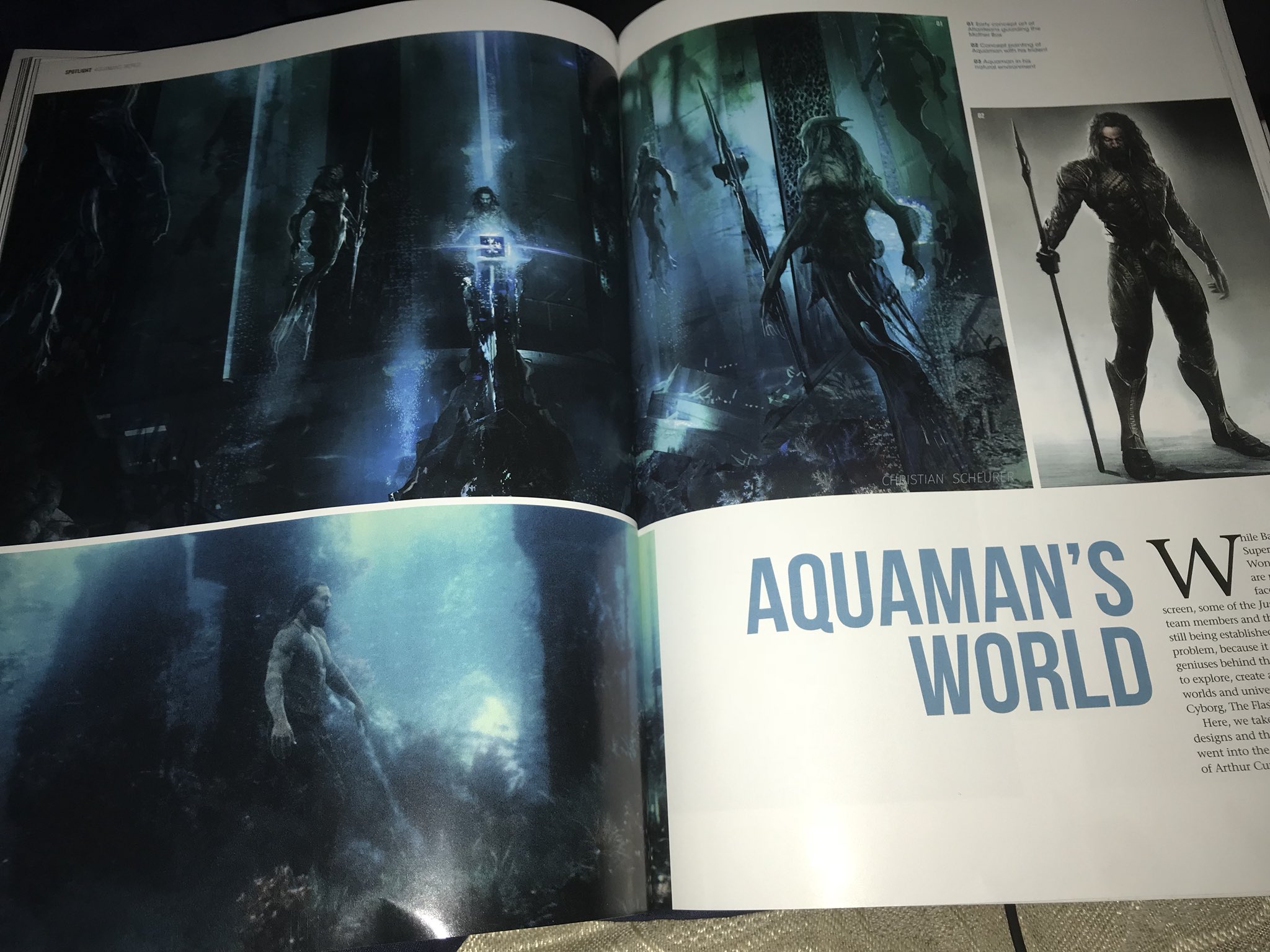 Justice League Aquaman Atlantis Concept Art