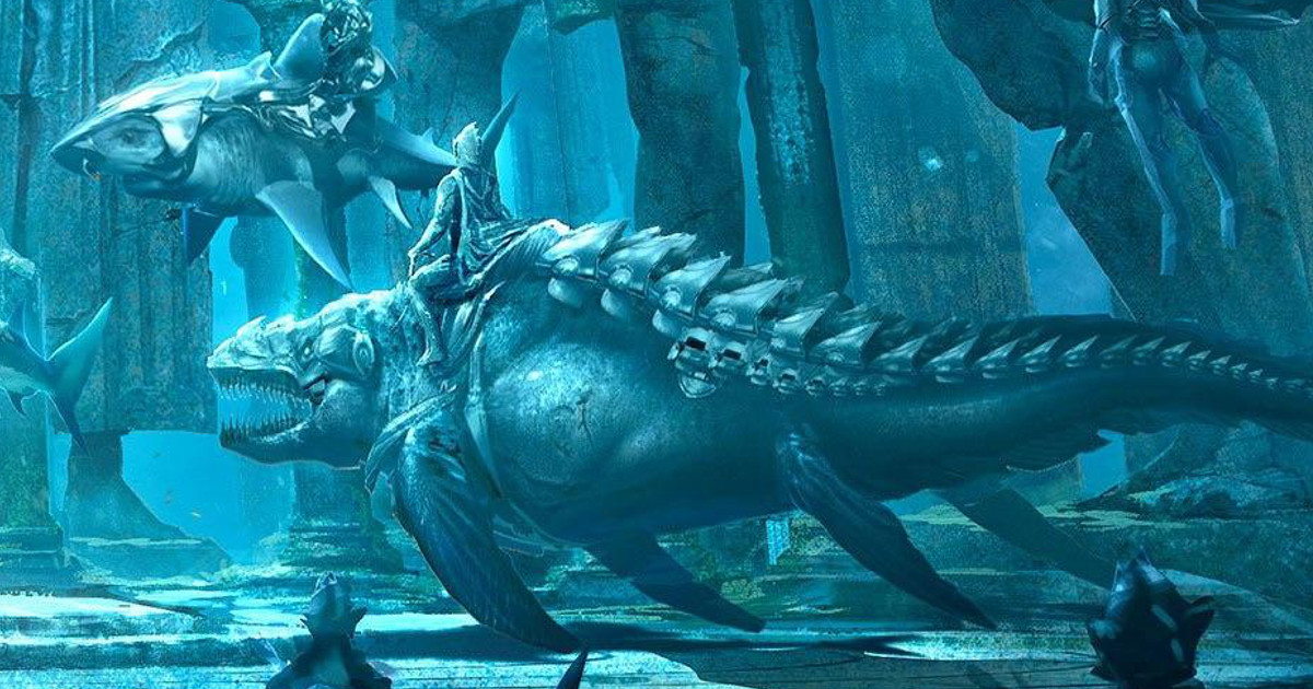 Aquaman Concept Art & Sea Dragons vs Sharks Image  Cosmic 