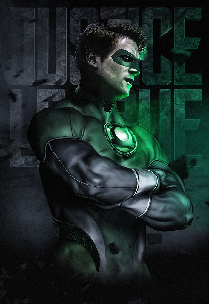 armie hammer green lantern art