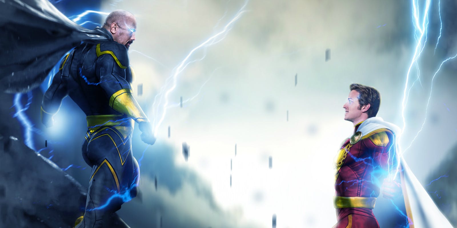 armie hammer shazam vs dwayne johnson black adam