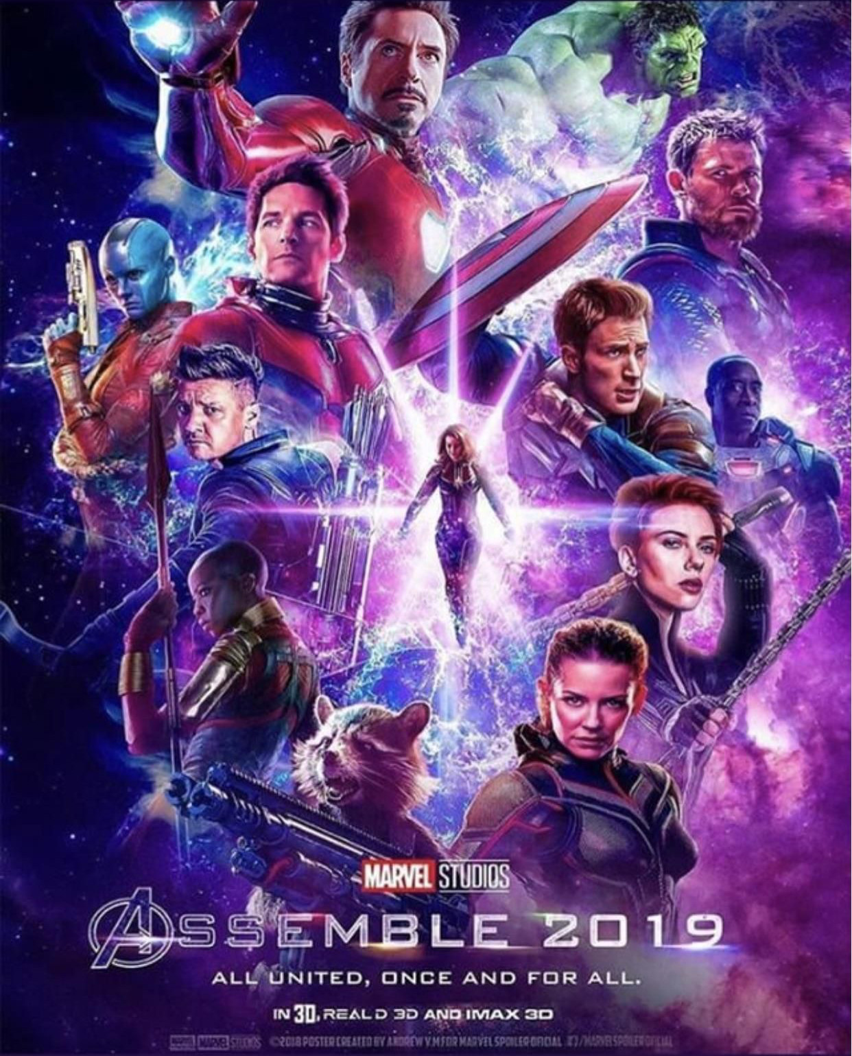 Avengers 4 fan poster