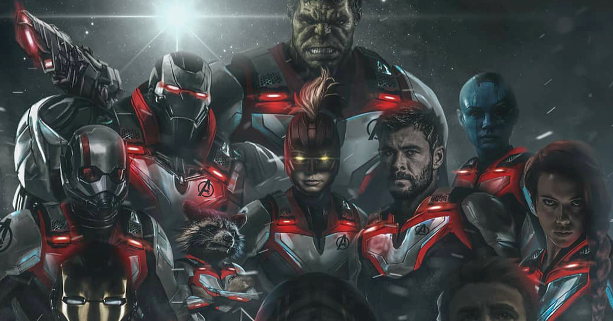 Fan Art Welcomes Avengers Endgame Into New Year Cosmic