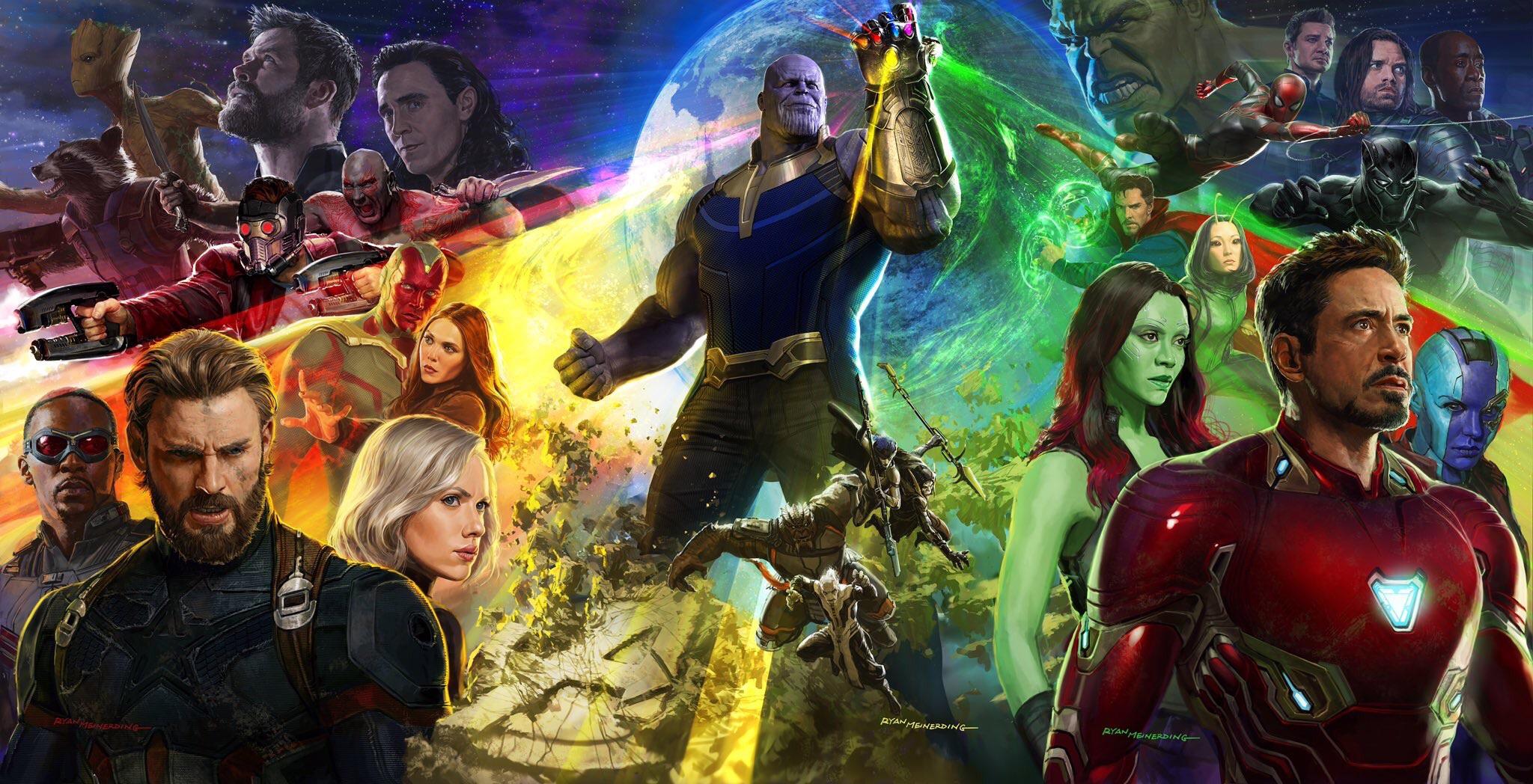 avengers infinity war comic con poster full