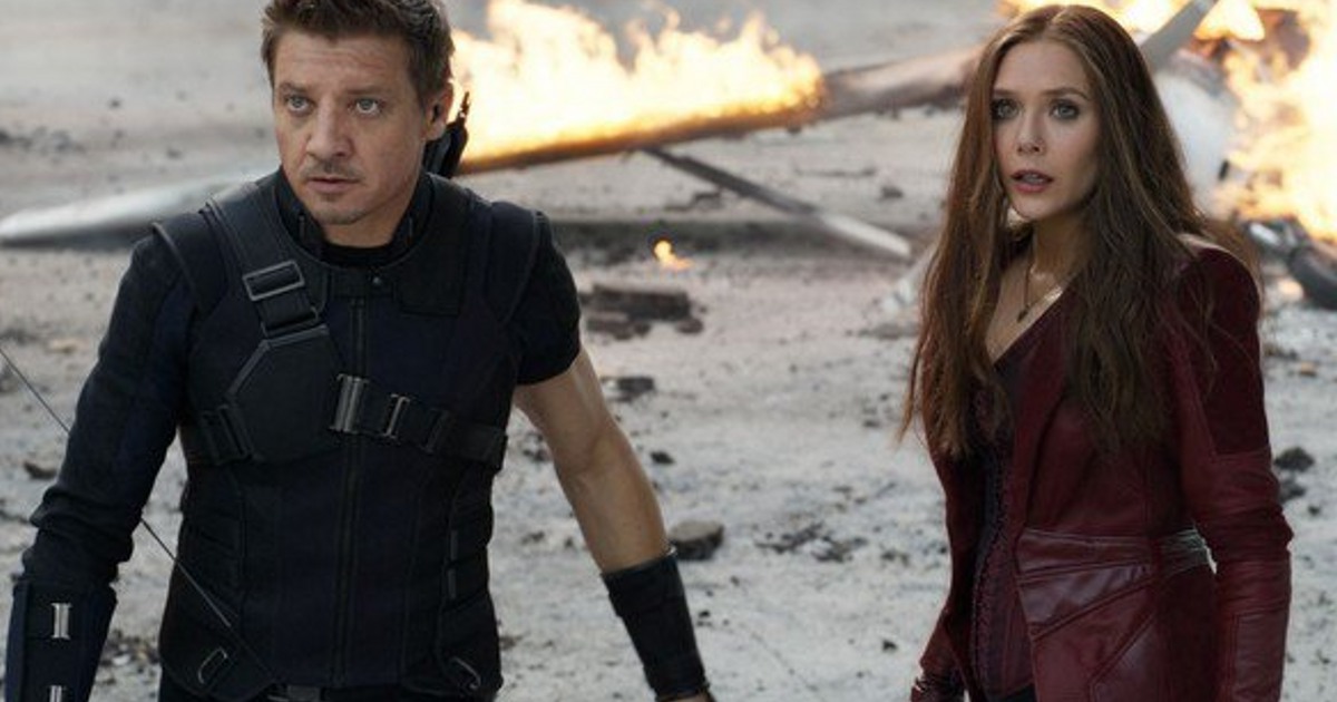 avengers infinity war jeremy renner scarlet witch Jeremy Renner & Elizabeth Olsen Start Filming on Avengers: Infinity War