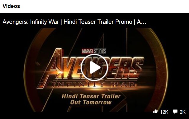 The Avengers: Infinity War trailer teaser