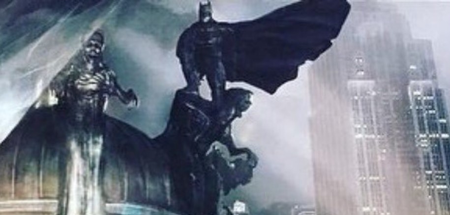 Justice League Batman concept art