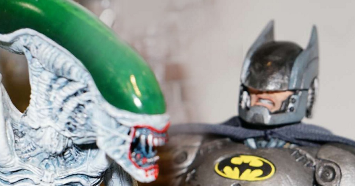 batman superman aliens predator figures