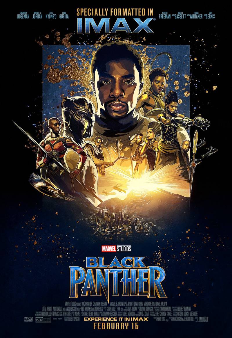 Black Panther IMAX poster