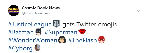 cosmicbooknews justice league twitter emojis