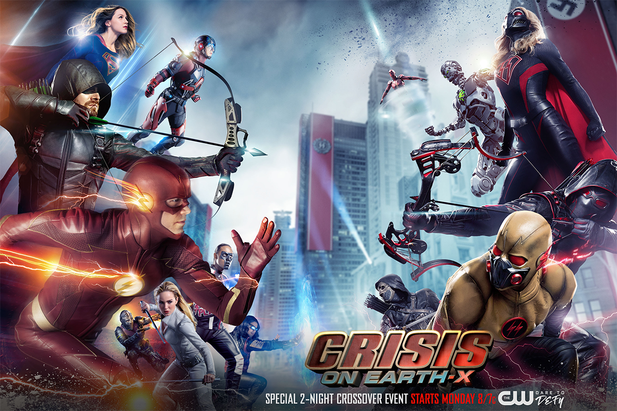 Crisis on Earth-X vs Villains Poster