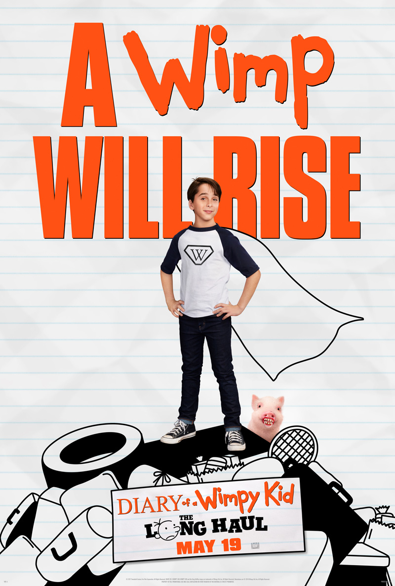 diary wimpy kid long haul poster