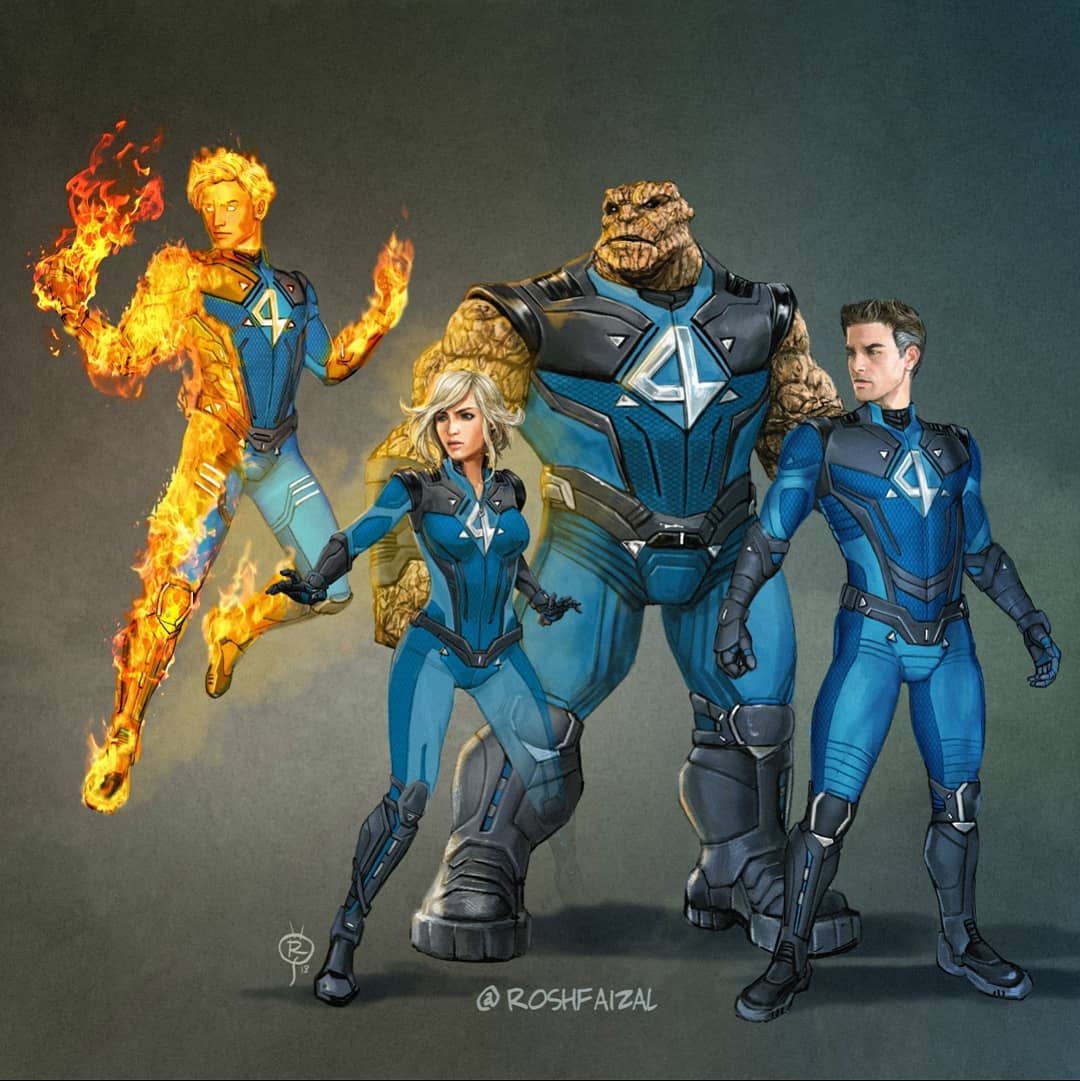 Fantastic Four concept art fan made