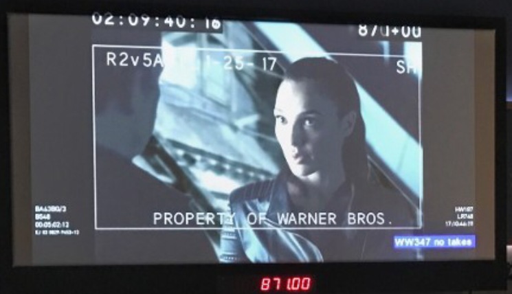 gal gadot bts wonder woman