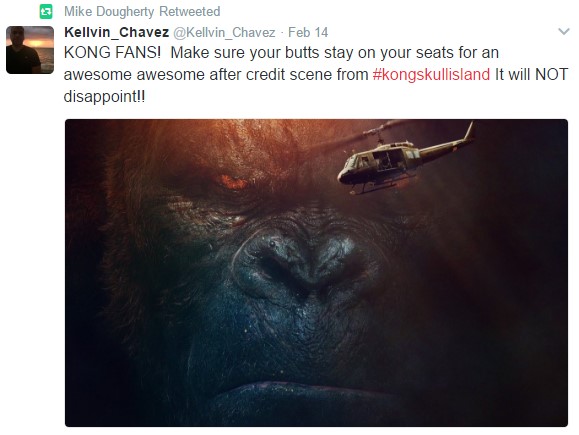 godzilla kong skull island post credit scene teased Godzilla 2 Director Teases Kong: Skull Island Post-Credit Scene