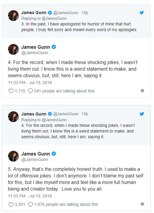 James Gunn Fired