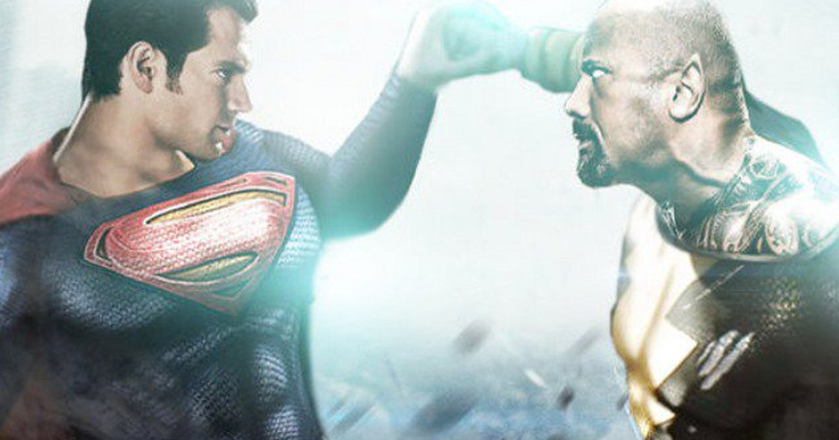 Henry Cavill Superman Rumored For Black Adam 2 With Dwayne Johnson