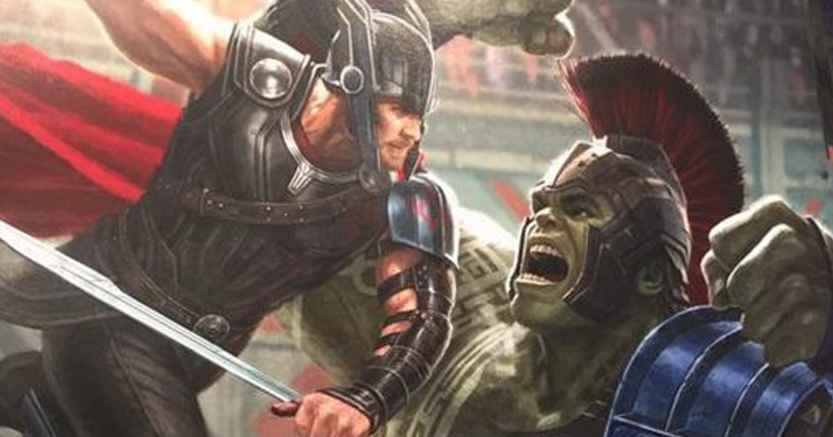 hulk vs thor ragnarok poster