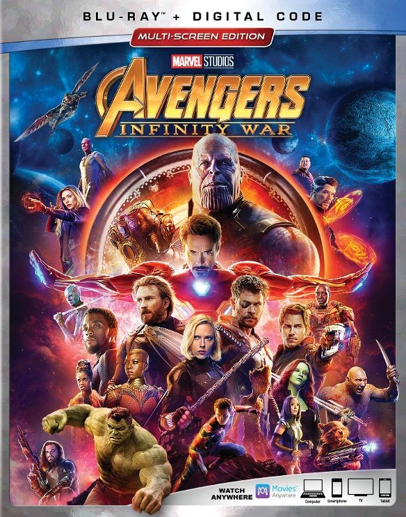 Infinity War Blu-Ray