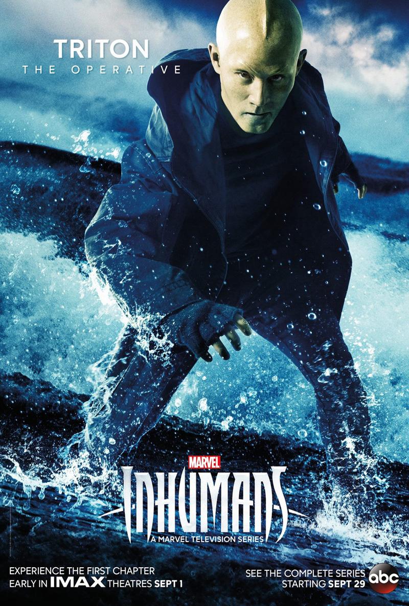 inhumans poster triton