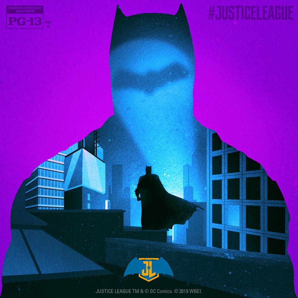 Batman Justice League Blu-Ray poster