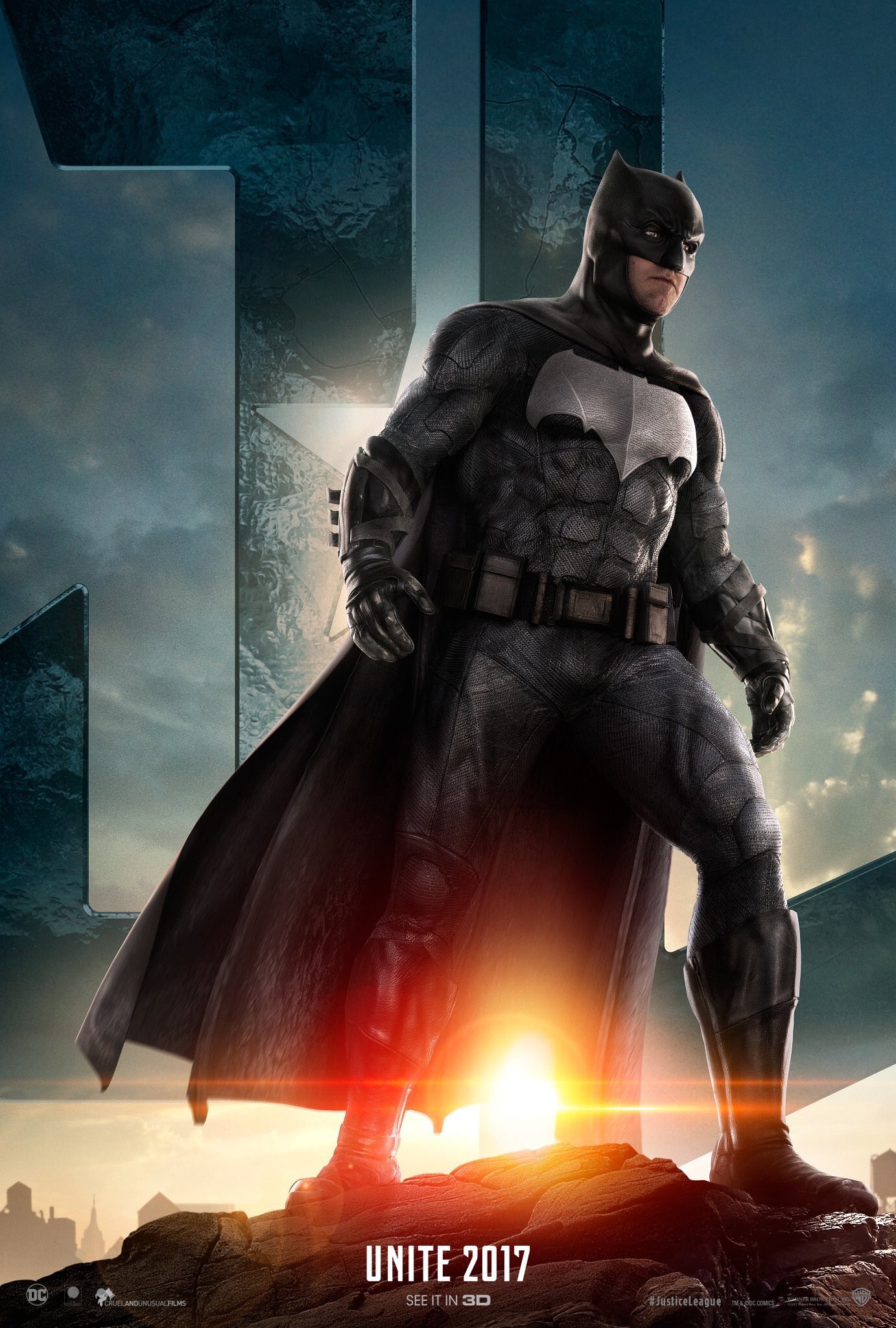 justice league batman poster