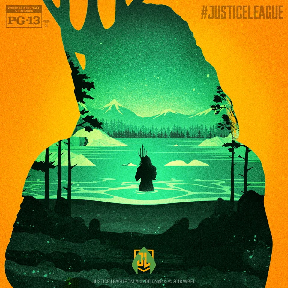 Justice League Blu Ray Aquaman Poster