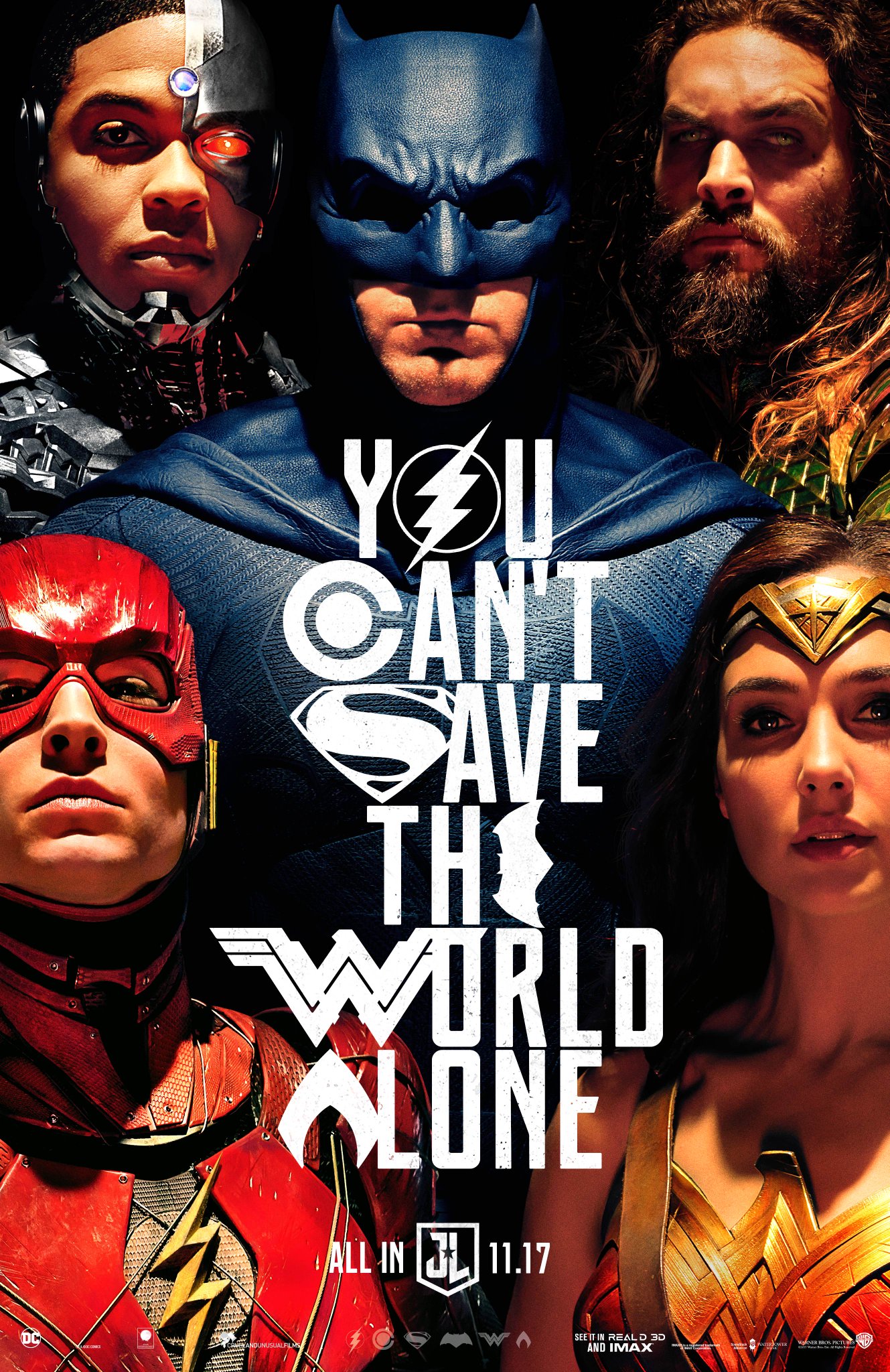 justice league comic con poster