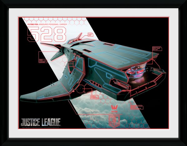 justice league flying fox poster