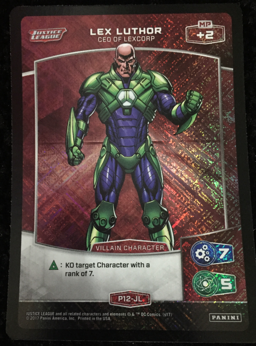justice league metax panini games lex luthor