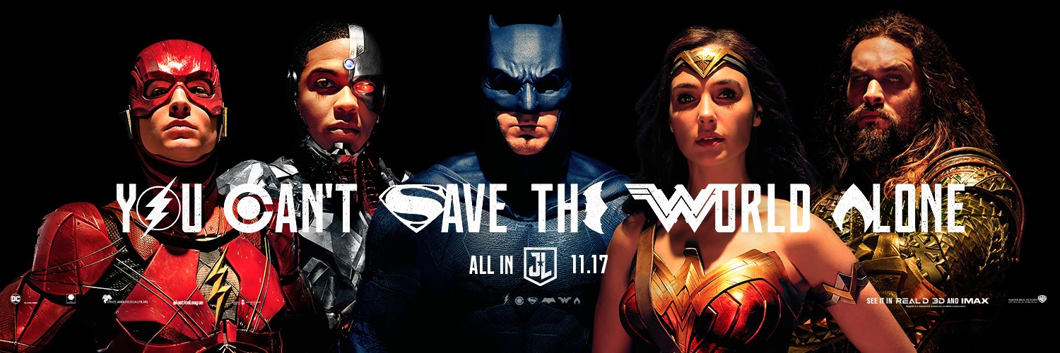 justice league poster banner