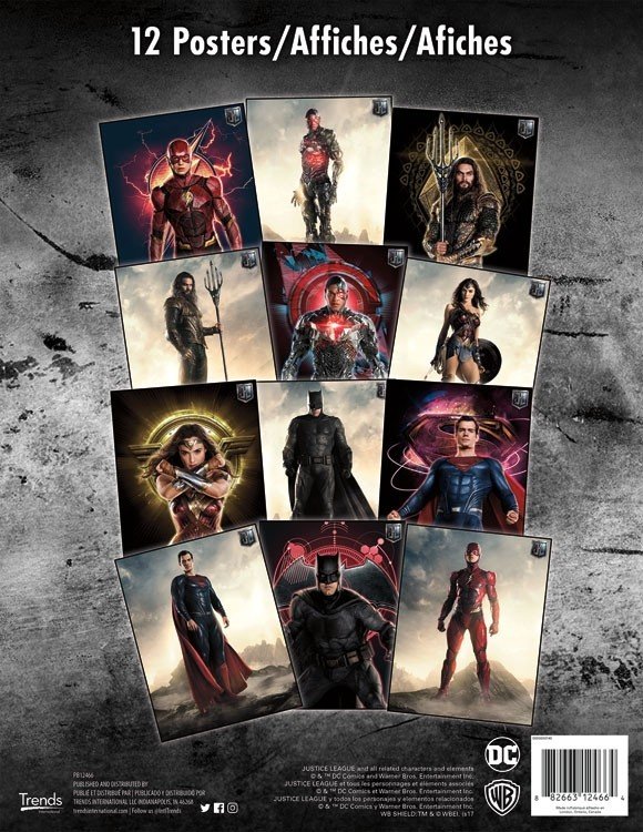justice league poster book