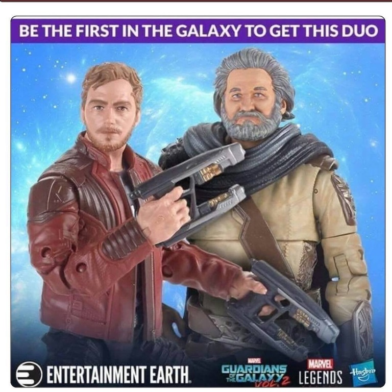 kurt russell ego guardians galaxy 2 star lord action figure