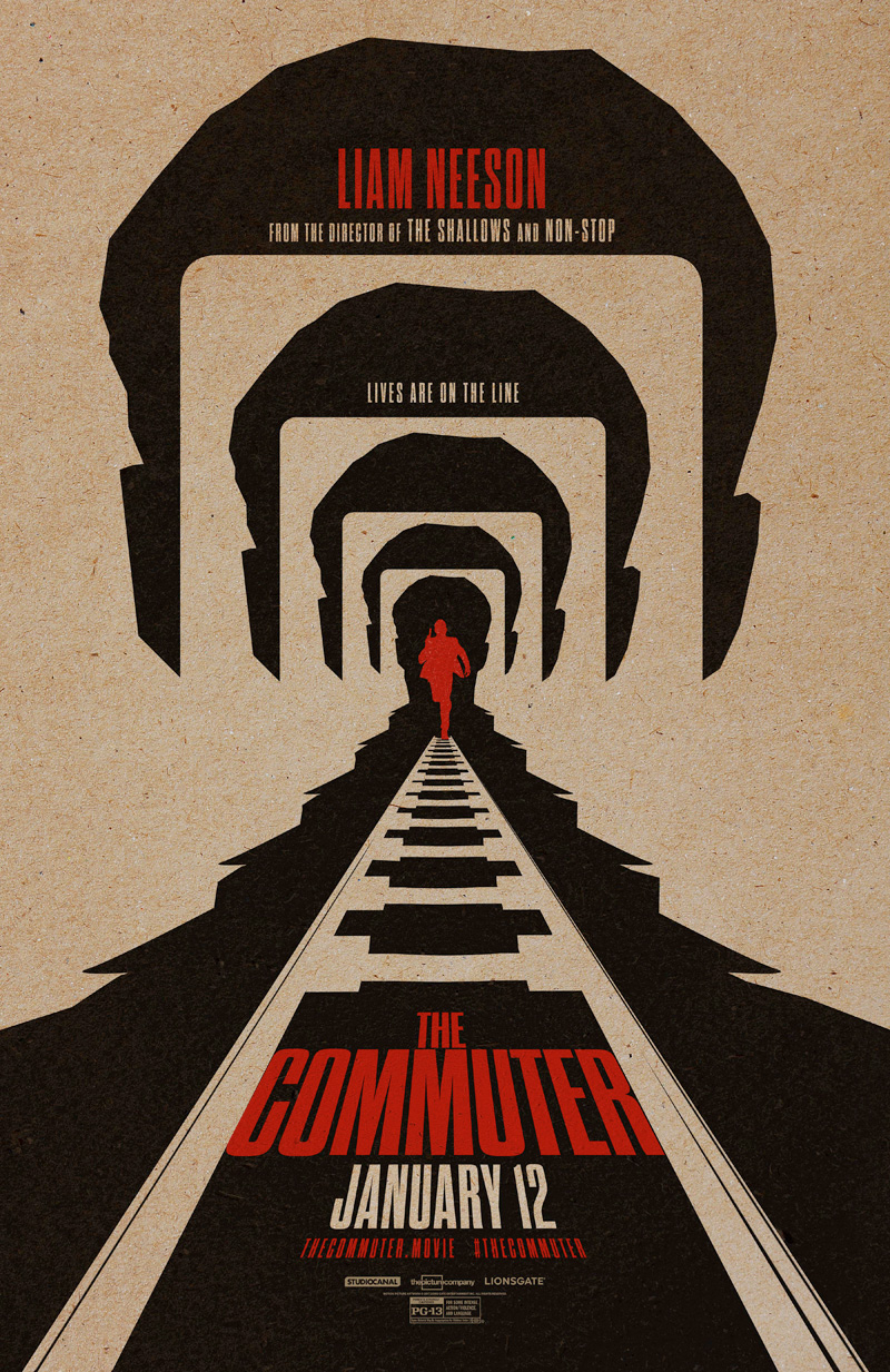 liam neeson commuter poster