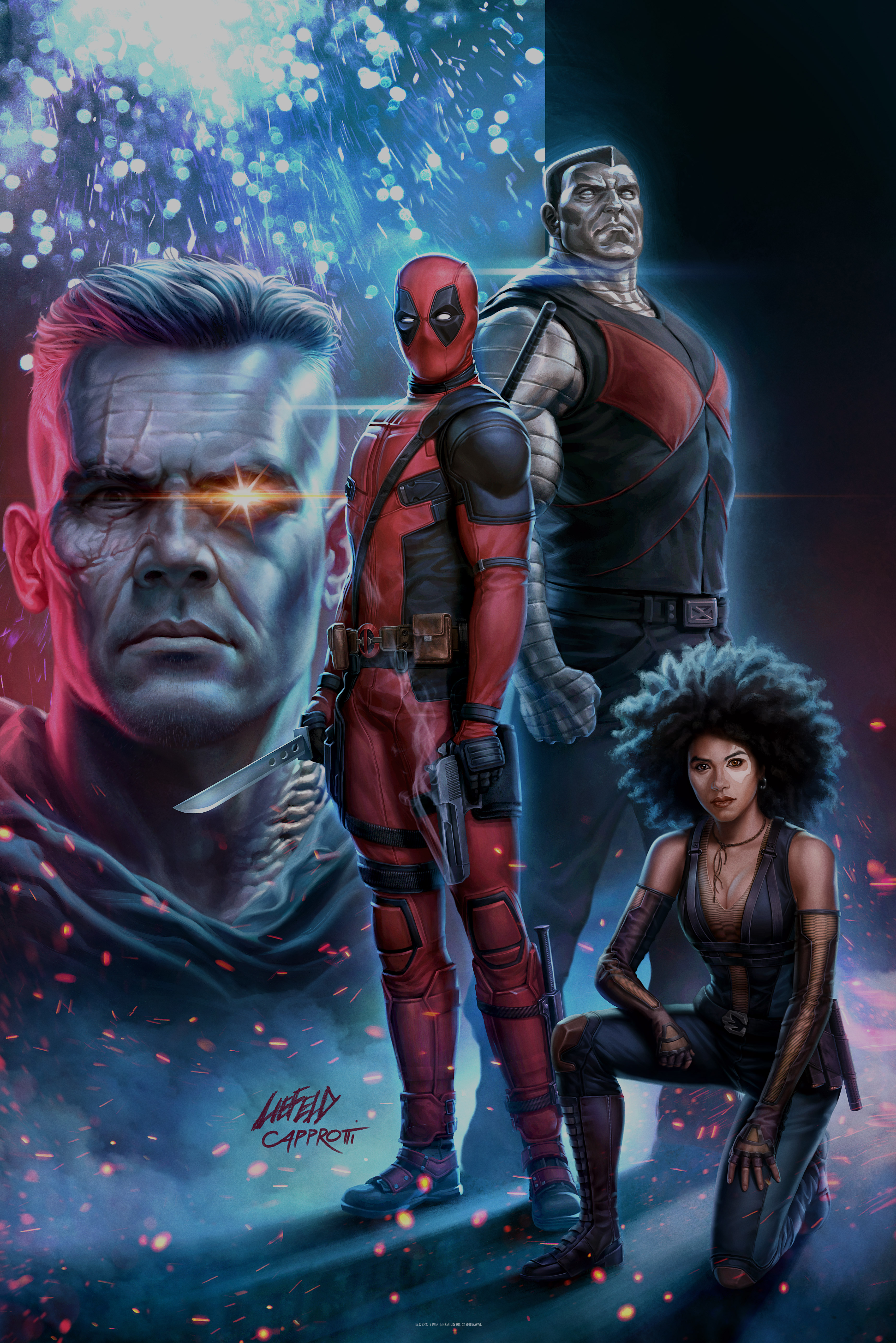 Rob Liefeld Deadpool 2 Poster Revealed Cosmic Book News