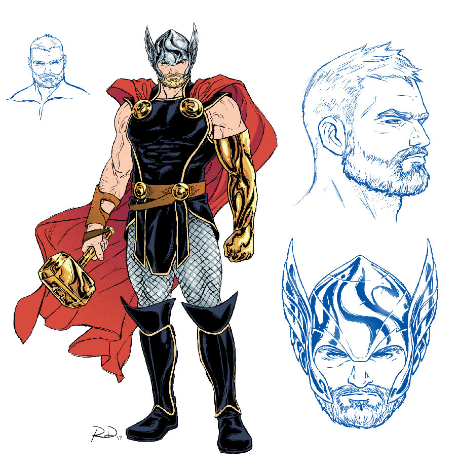 Marvel Comics Thor redesign