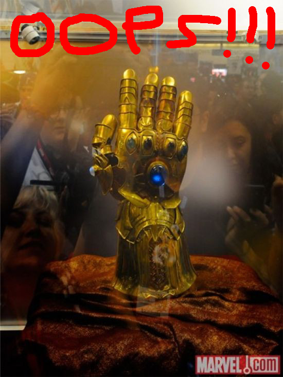 Thor movie Infinity Gauntlet Easter Egg