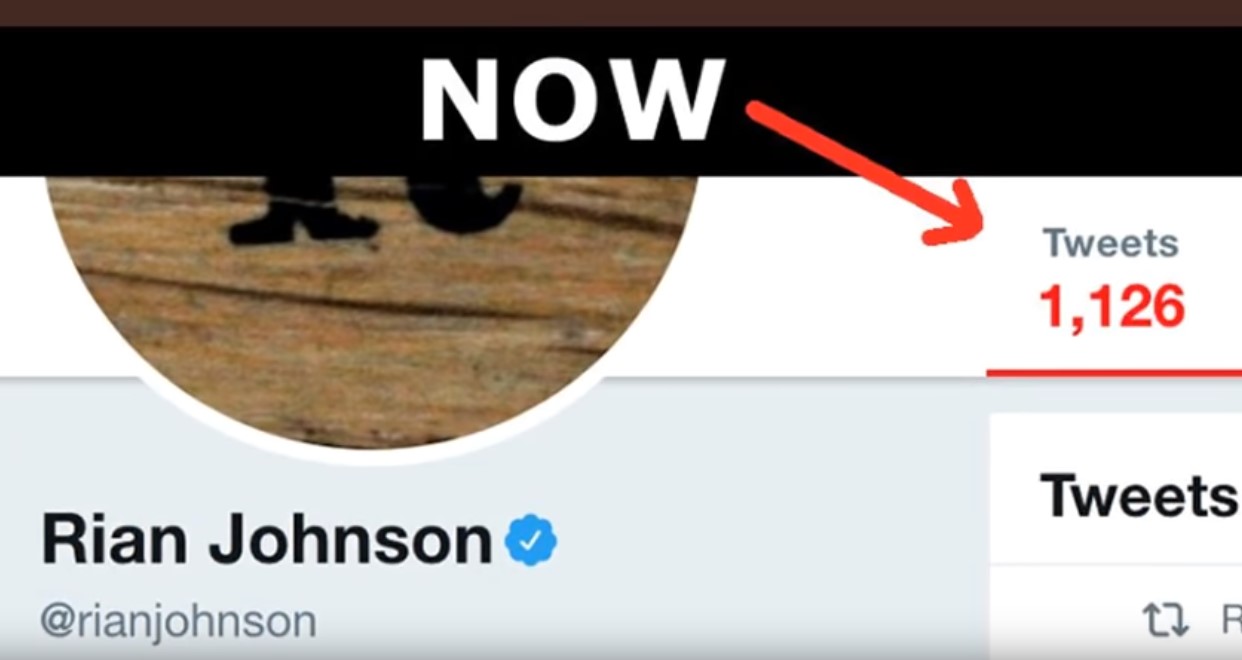 Rian Johnson Deletes Tweets