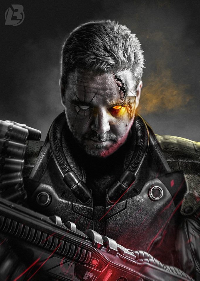russell crowe cable art fan More Russell Crowe As Cable For Deadpool 2 Fan Art