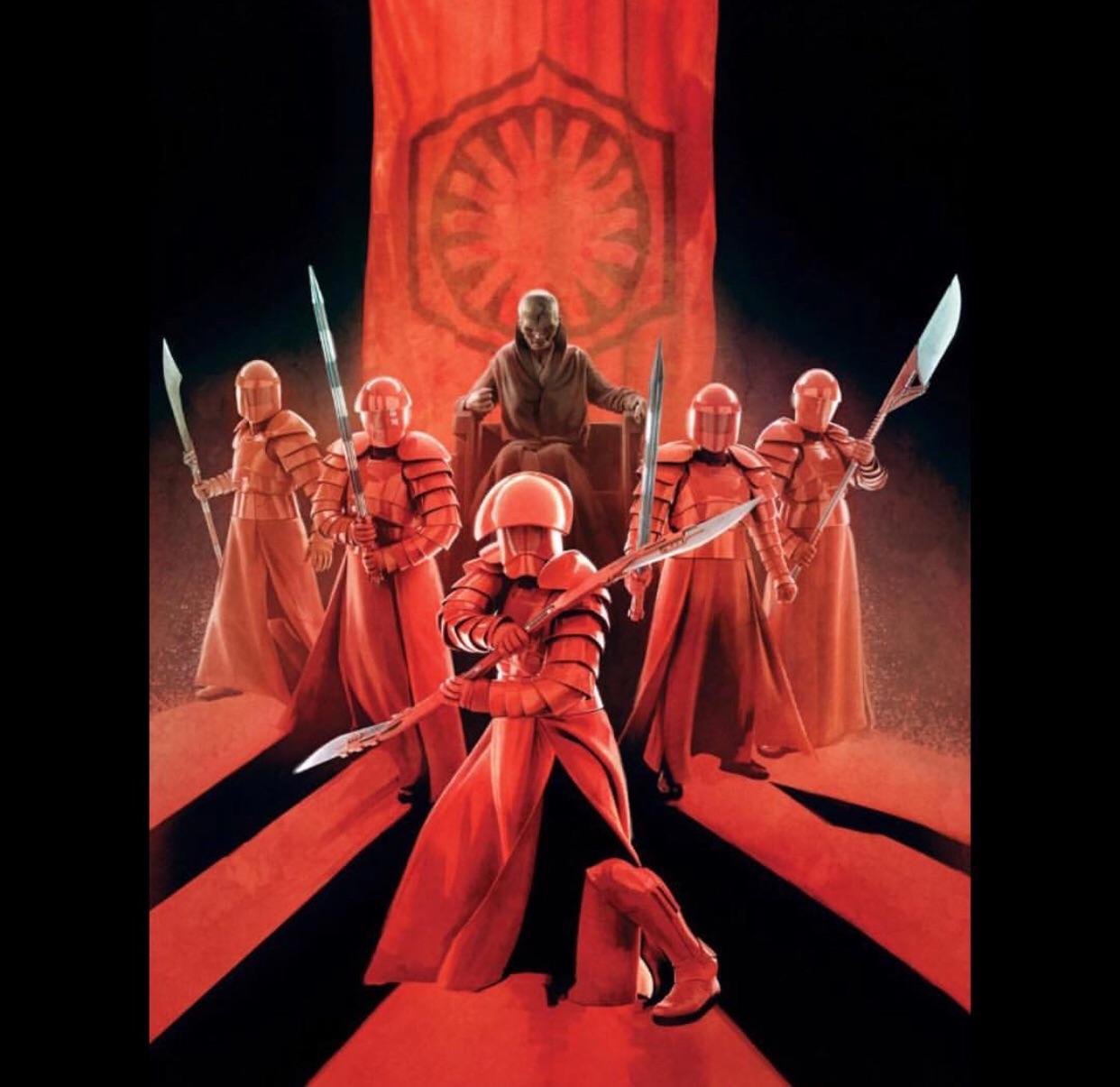 snoke praetorian guards star wars last jedi 0