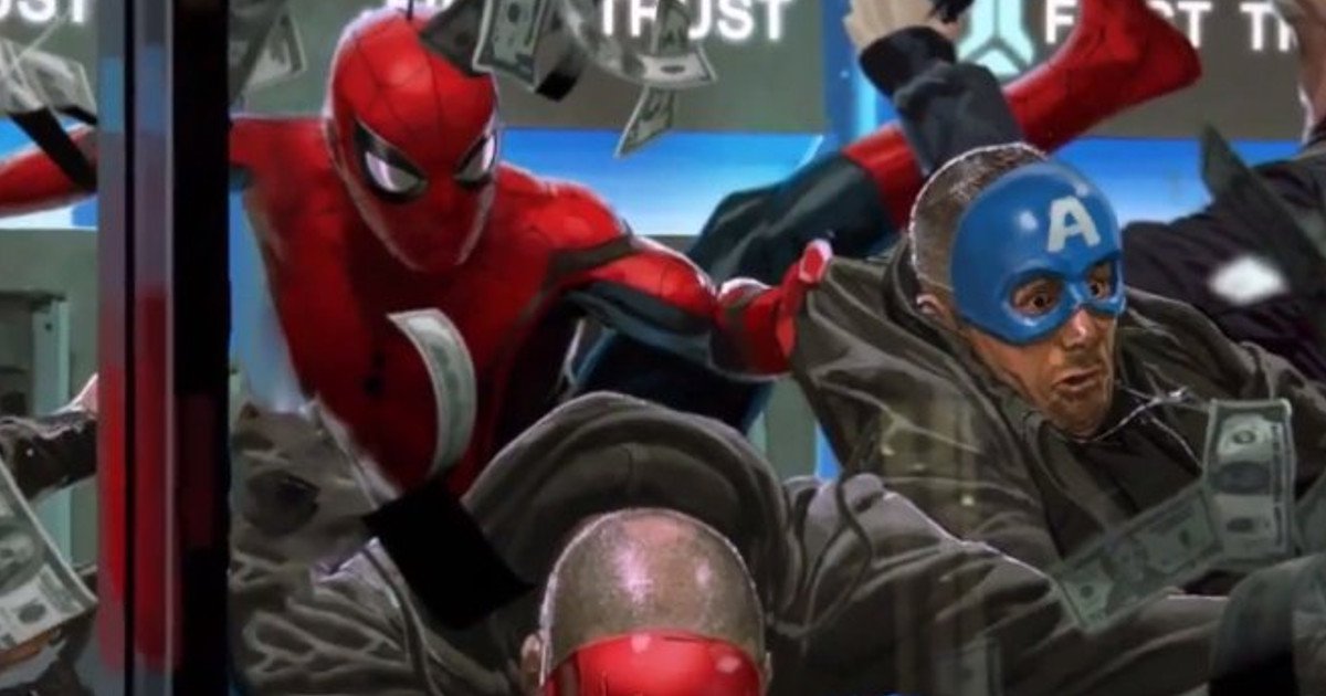 Spider-Man: Homecoming Concept Art Vs The Avengers Robbers