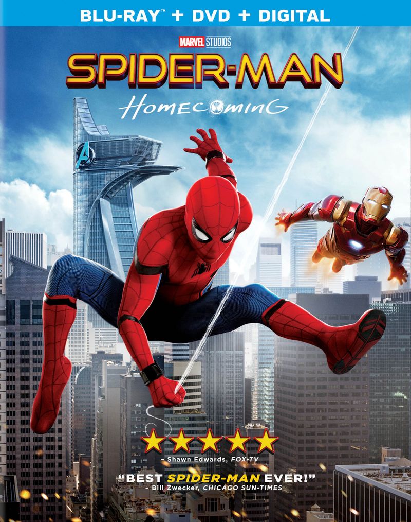 spider man homecoming blu ray