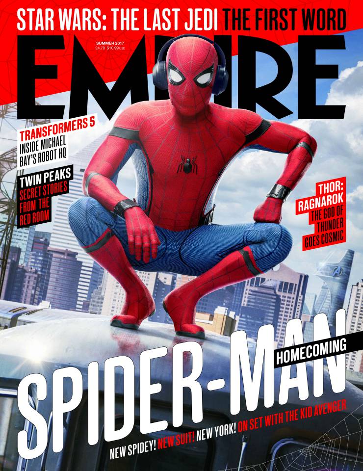 spider man homecoming empire magazine cover