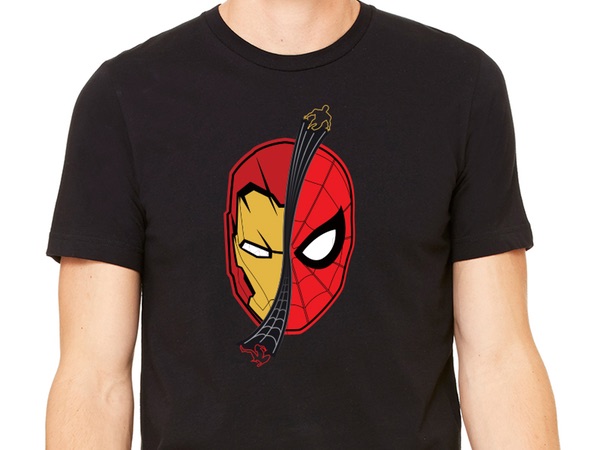 spider man homecoming iron man t shirt