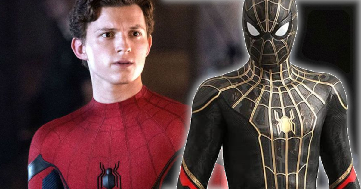 'SpiderMan No Way Home' Black and Gold Suit Revealed