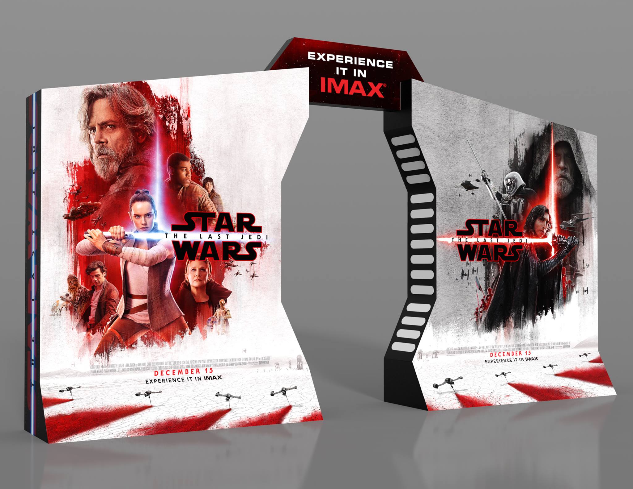 Star Wars: The Last Jedi IMAX display