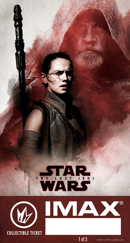 Star Wars The Last Jedi IMAX ticket